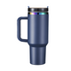 Gobelet en acier inoxydable de bleu marine à irisé avec poignée amovible (1,18 L)
