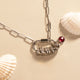 Collier mousqueton en acier inoxydable argent (3 pcs)