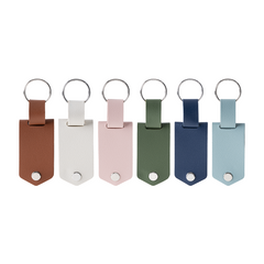 Assorted color pu leather keychain holder with sublimation aluminum sheet  6pcs  02 03159895 faea 4250 8354 d07f06340a43 medium