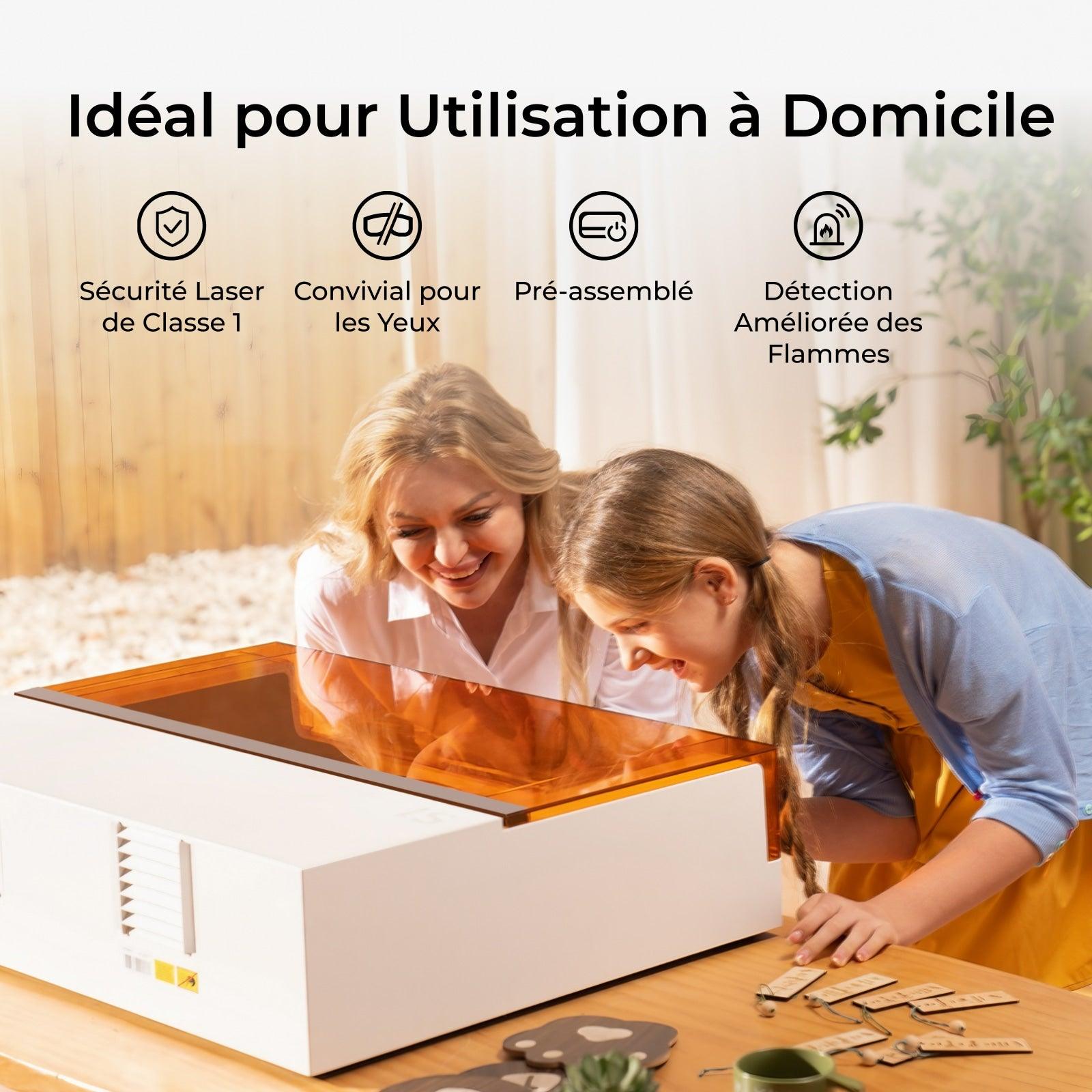 xTool S1 10W Découpeur Laser à Diode Fermé - xTool France Store