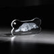 Ornement en cristal K5 en forme d’os Sélection xTool (2 pcs)