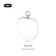 Colliers cœur en cristal K5 Sélection xTool (2 pcs)