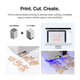 Papier autocollant holographique jet d’encre (25 pcs) Sélection xTool