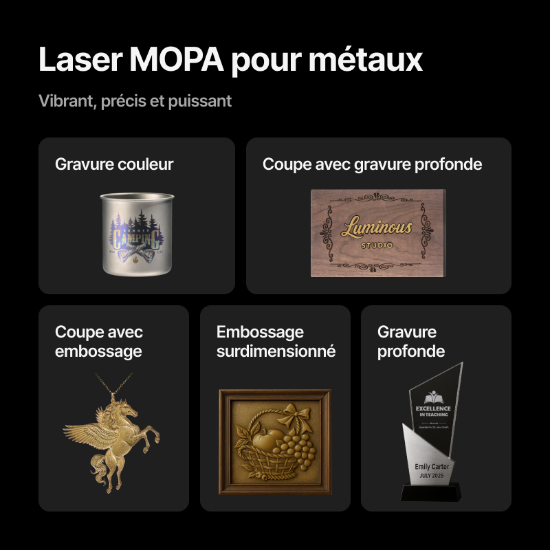 xTool F2 Ultra – Graveur Laser Double MOPA 60W + Diode 40W