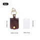 Porte-clés en cuir avec plaque d’aluminium pour sublimation (2 pcs)