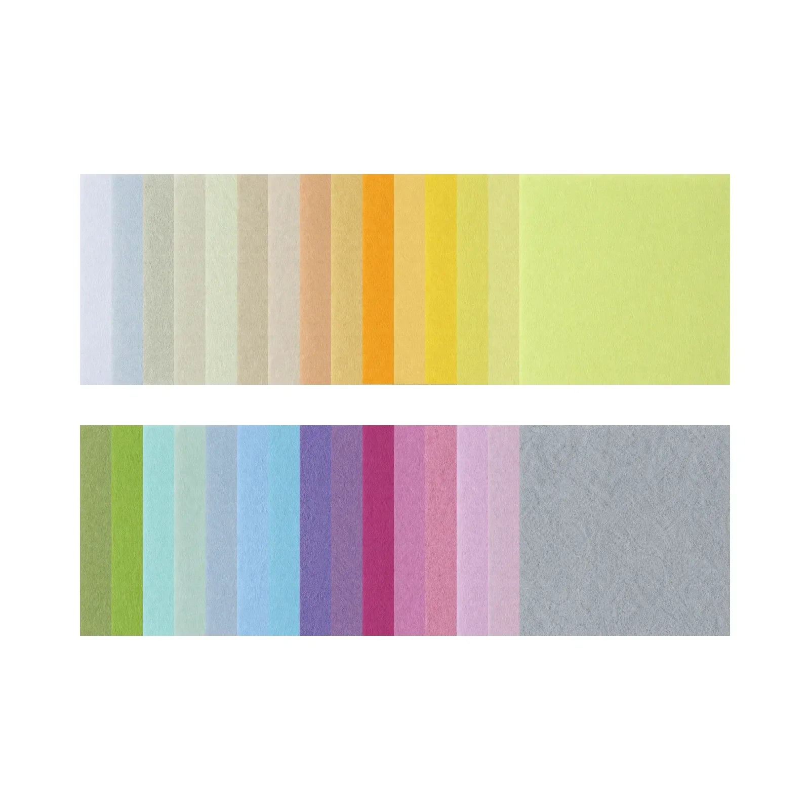 Light colored felt set 30pcs 01