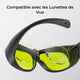 Lunettes de Sécurité xTool pour Lasers de 316nm-450nm et 900nm-1080nm