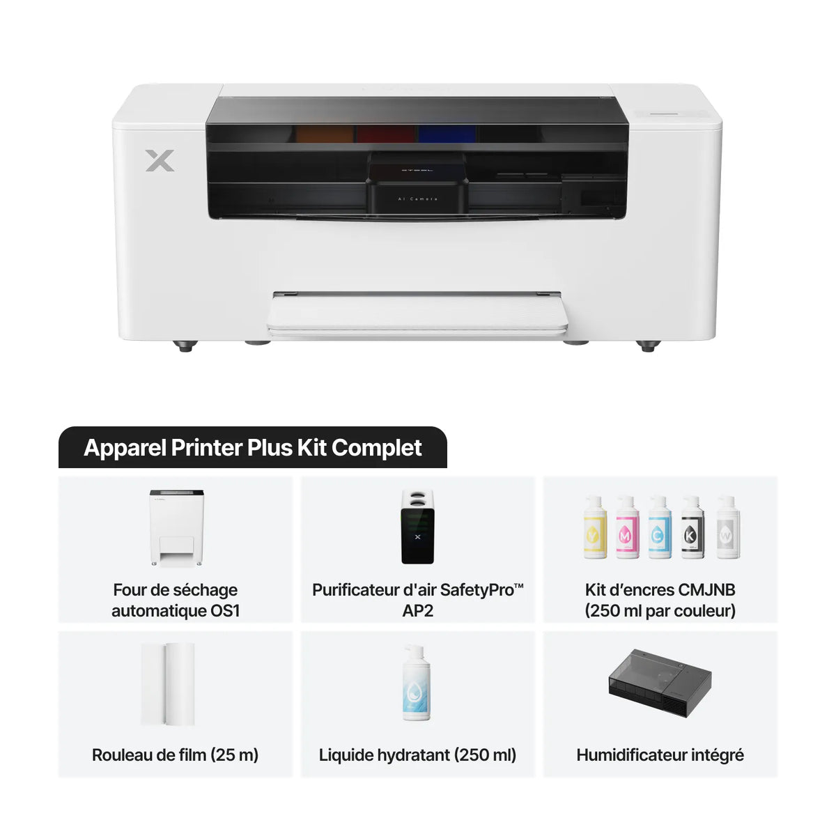 xTool Apparel Printer Plus- Imprimante Textile DTF en un clic