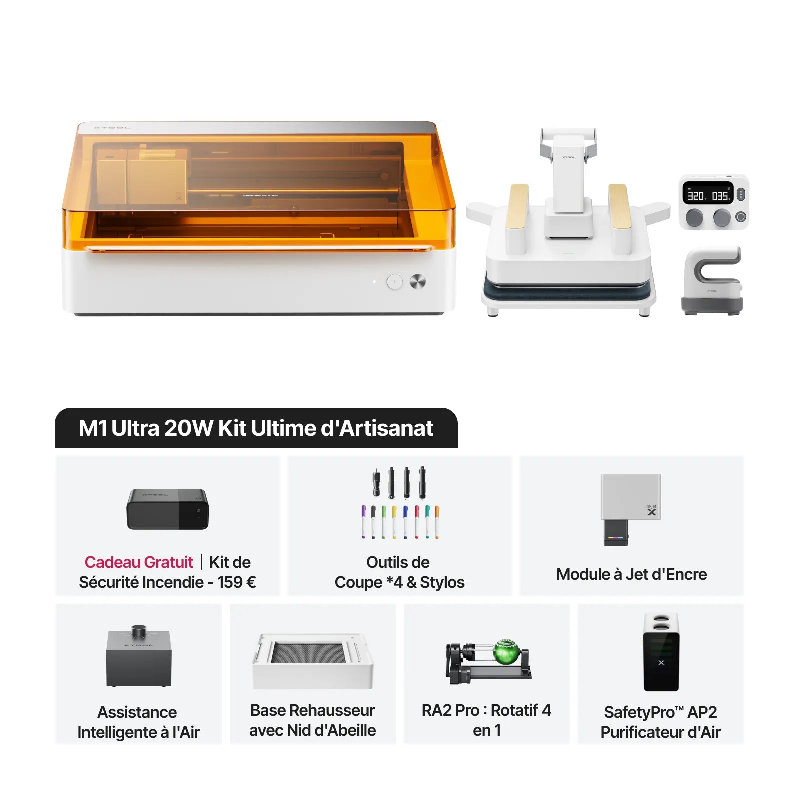 xTool M1 Ultra - La Première Machine d'Artisanat 4-en-1 au Monde