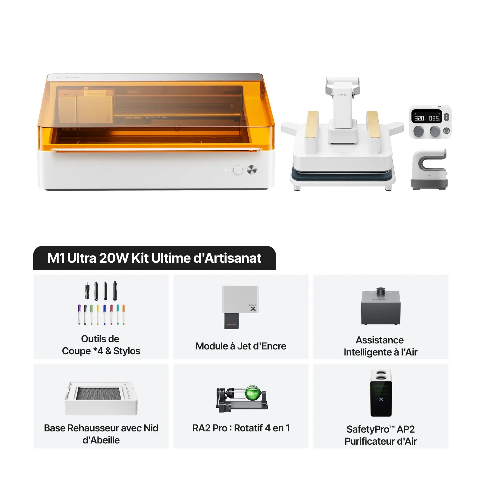 xTool M1 Ultra - La Première Machine d'Artisanat 4-en-1 au Monde