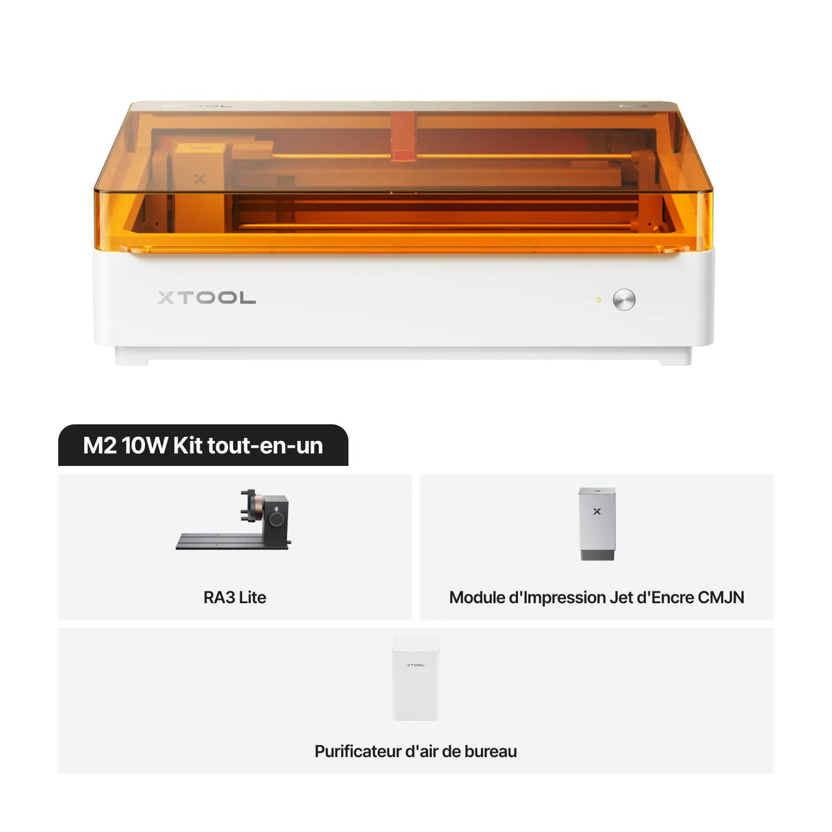 xTool M2 - Graveur Laser Créatif Couleur | Impression CMJN & Laser Diode