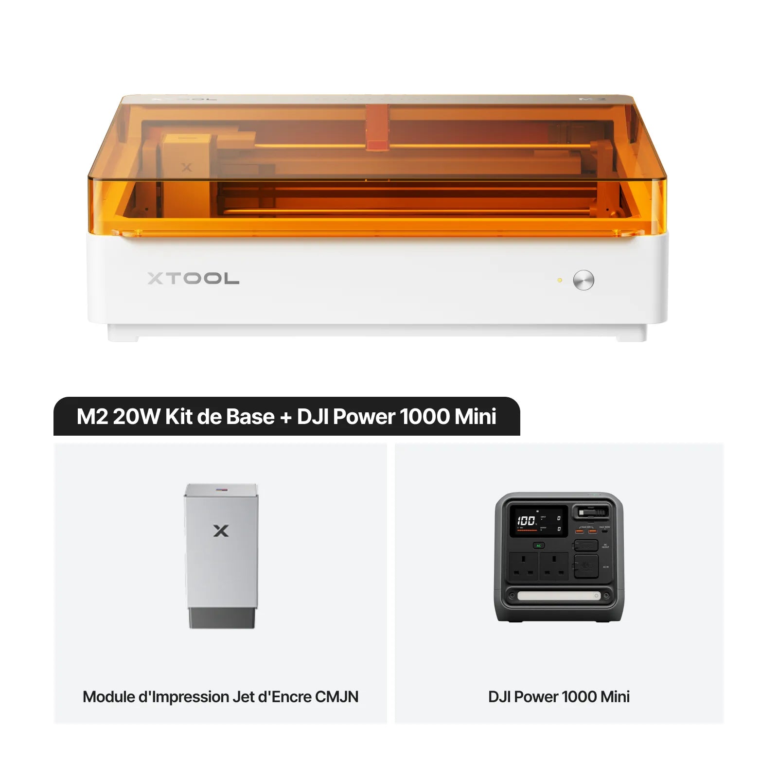 xTool M2 - Graveur Laser Créatif Couleur | Impression CMJN & Laser Diode 10W/20W