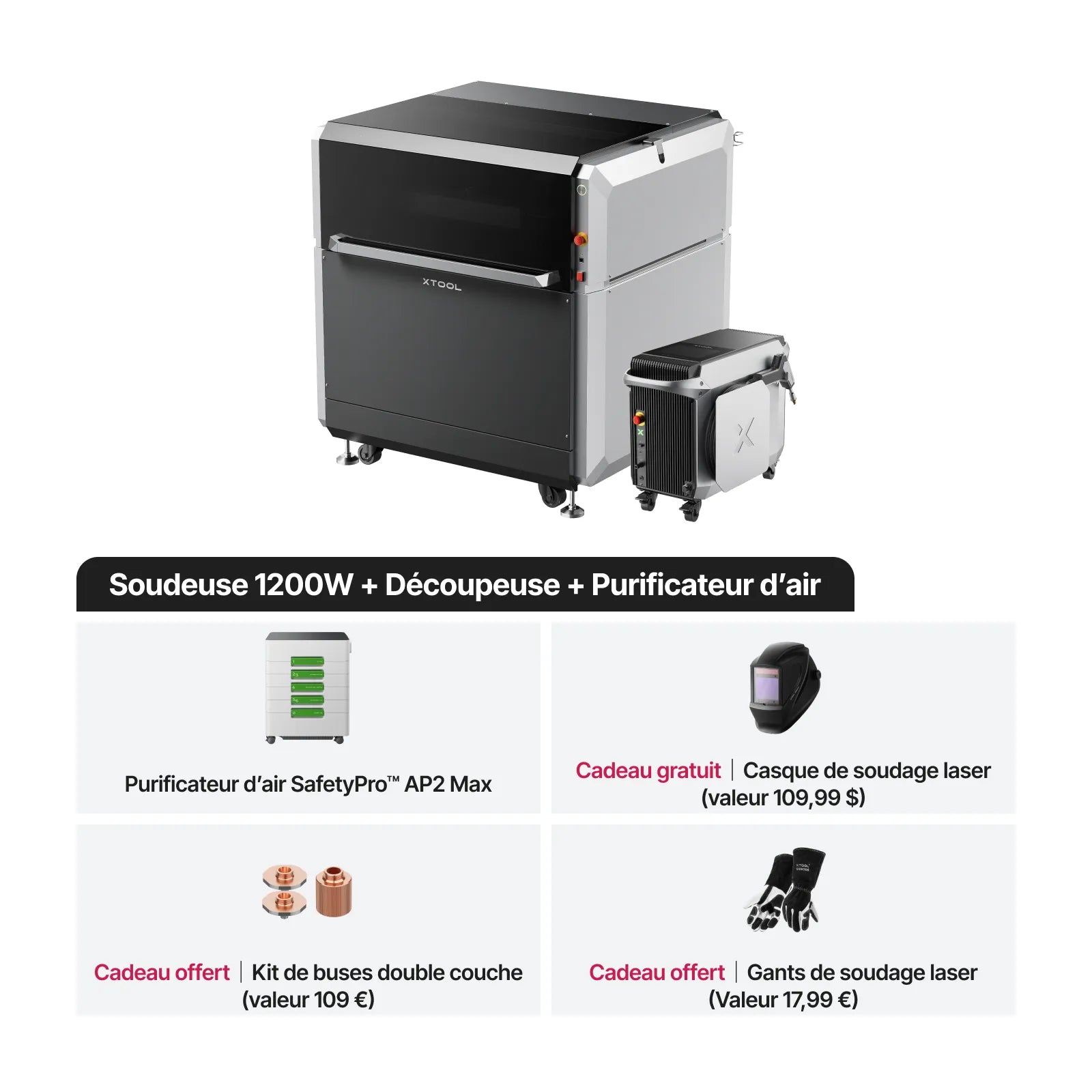 xTool MetalFab Machine de Soudage laser / Découpe CNC