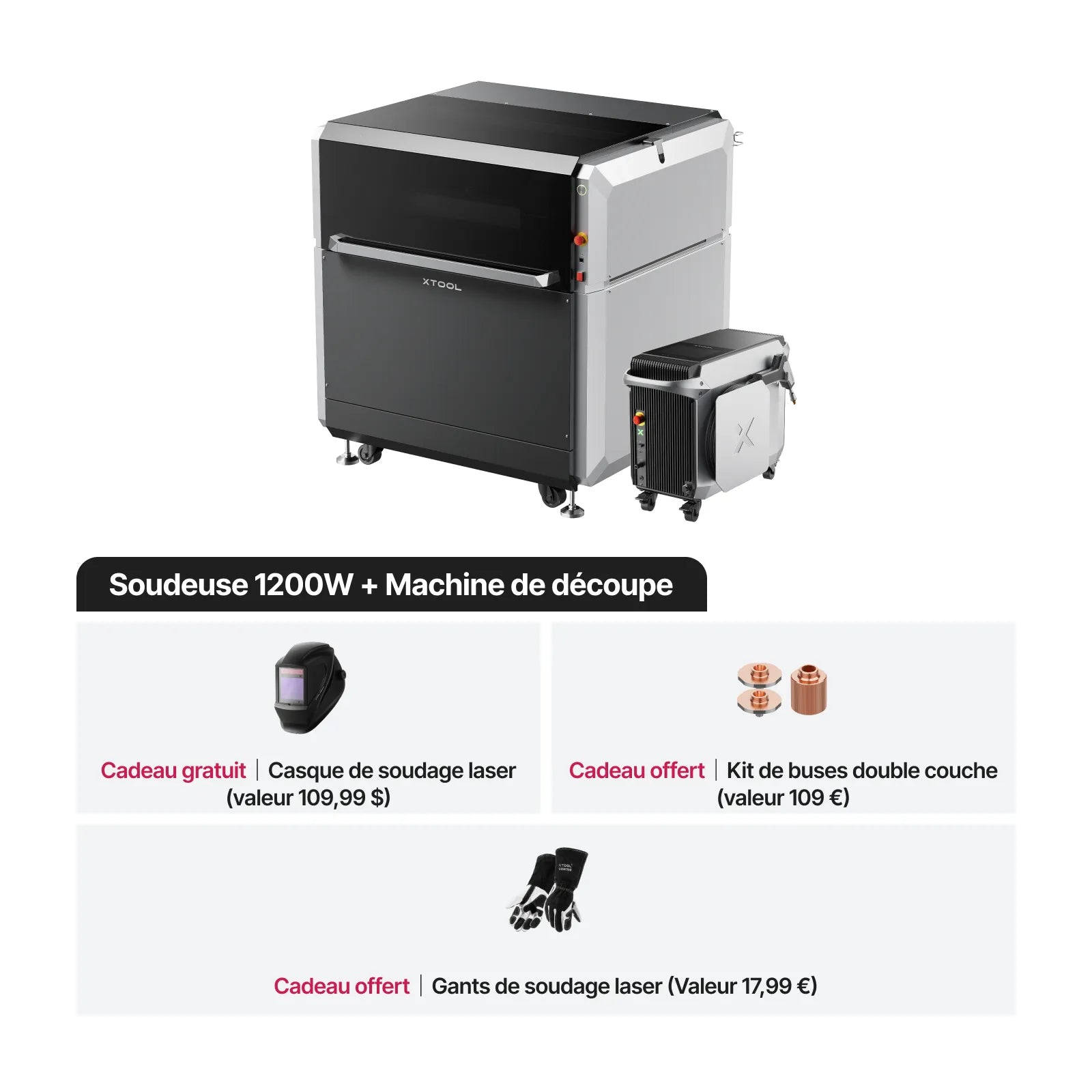 xTool MetalFab Machine de Soudage laser / Découpe CNC