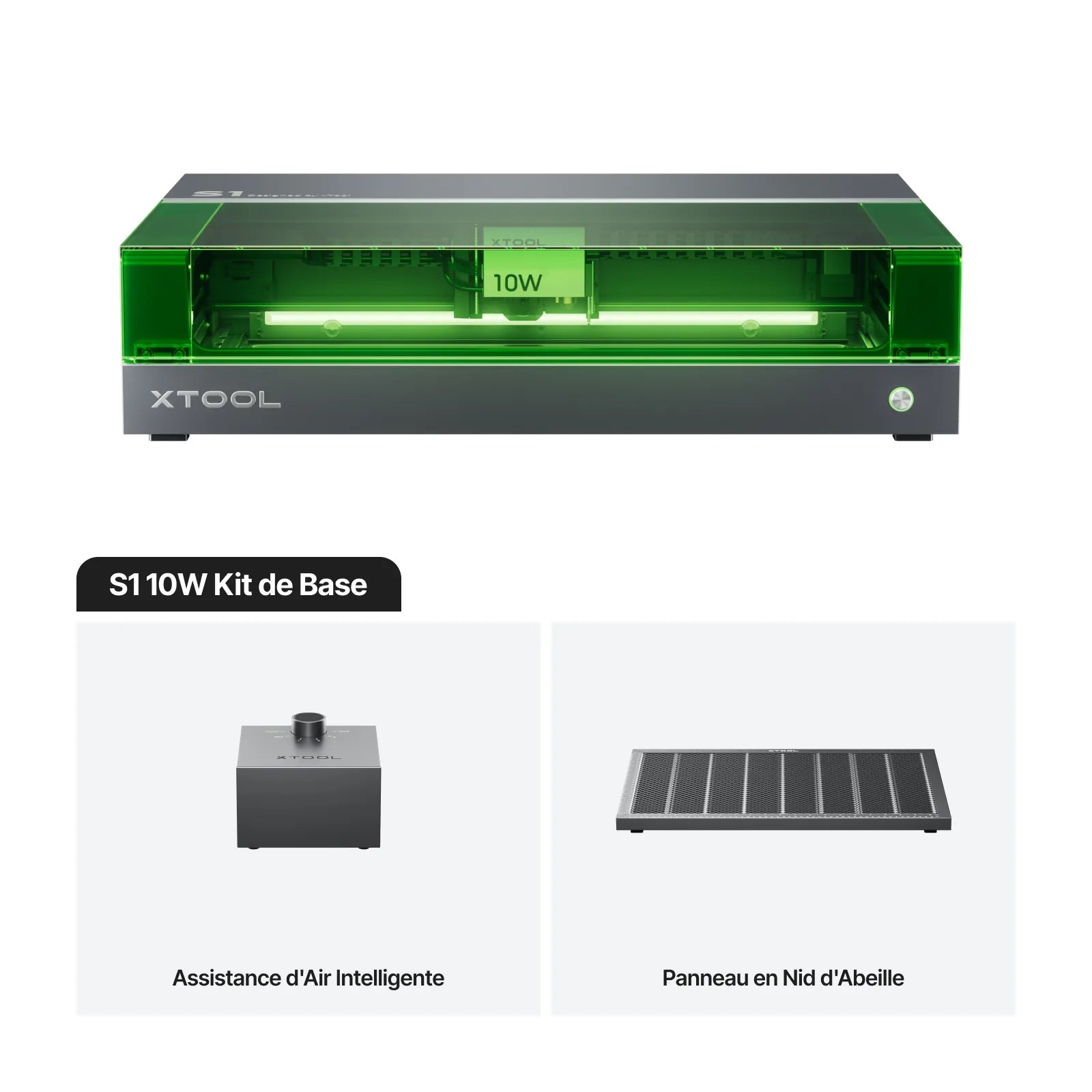 xTool S1 Découpeur Laser à Diode Fermé