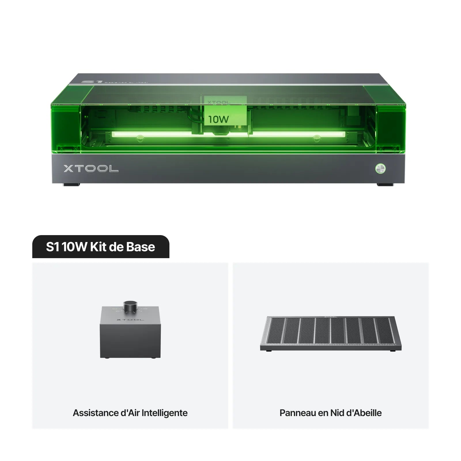 xTool S1 Découpeur Laser à Diode Fermé