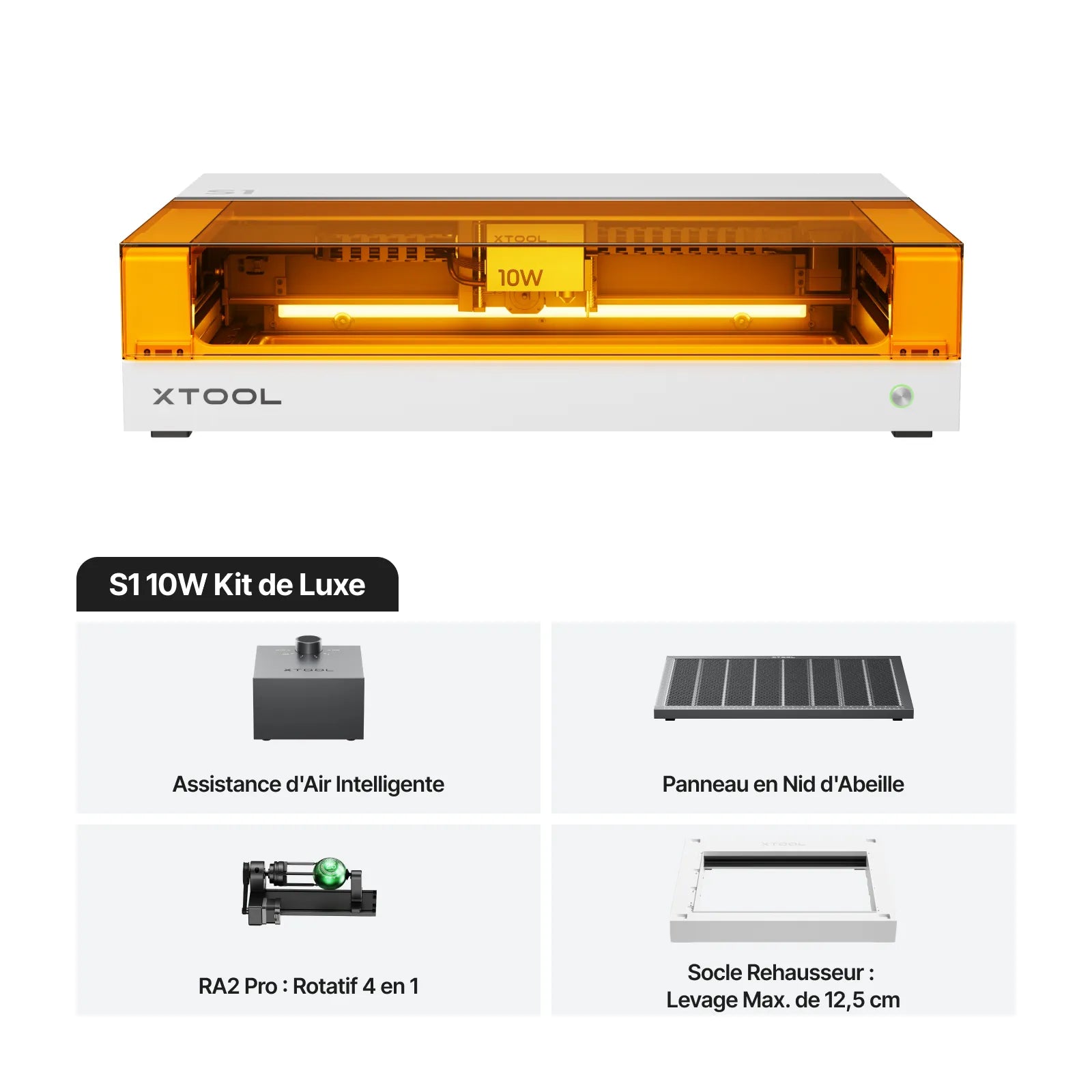 xTool S1 Découpeur Laser à Diode Fermé