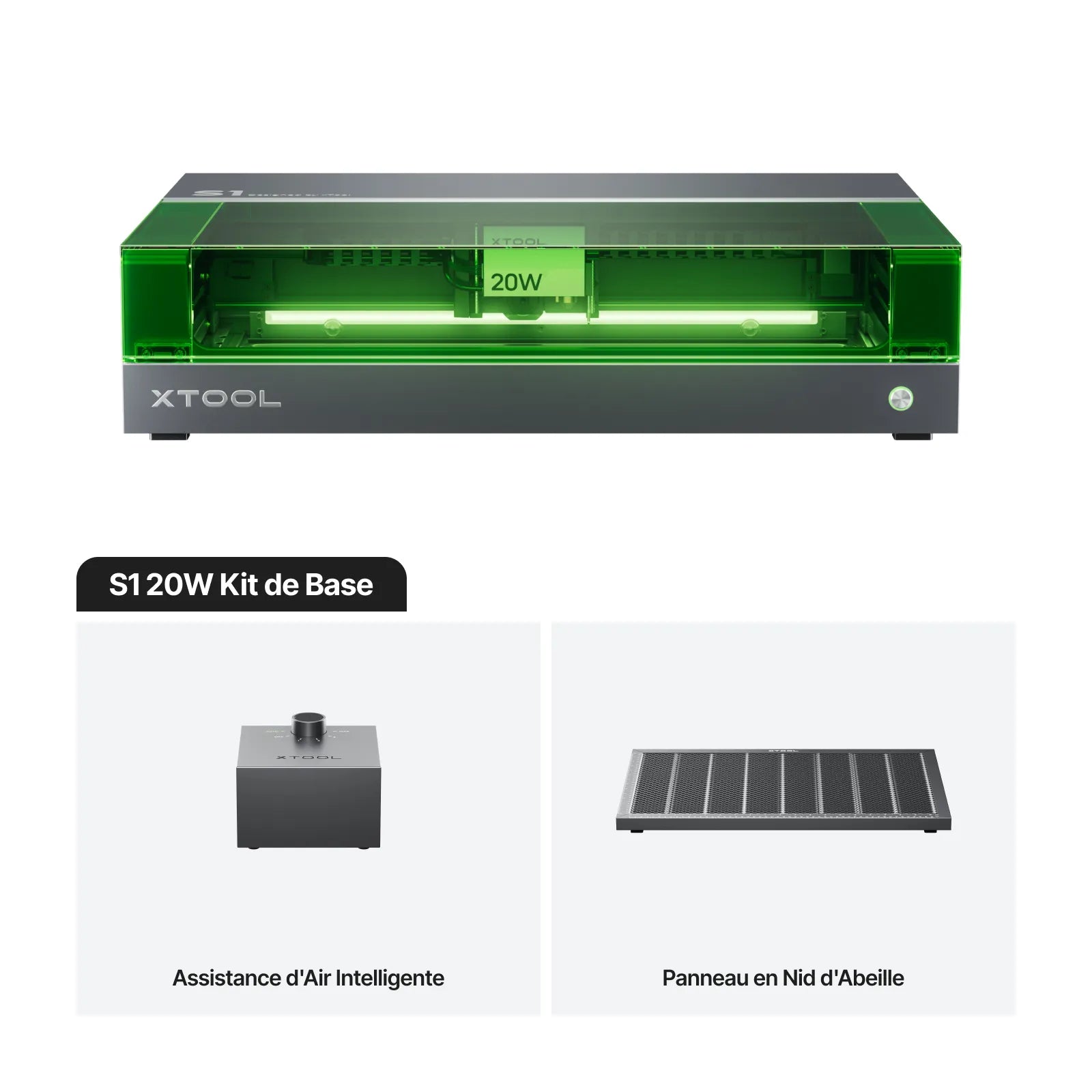 xTool S1 Découpeur Laser à Diode Fermé