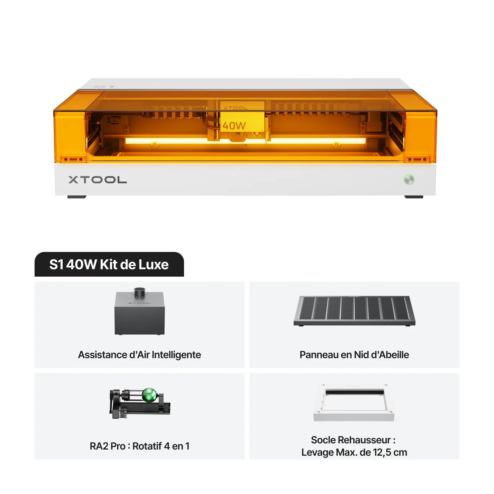 xTool S1 Découpeur Laser à Diode Fermé