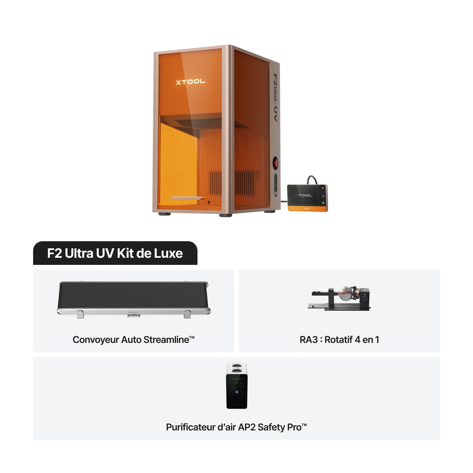 xTool F2 Ultra UV – Graveur Laser Premium à Précision Extrême