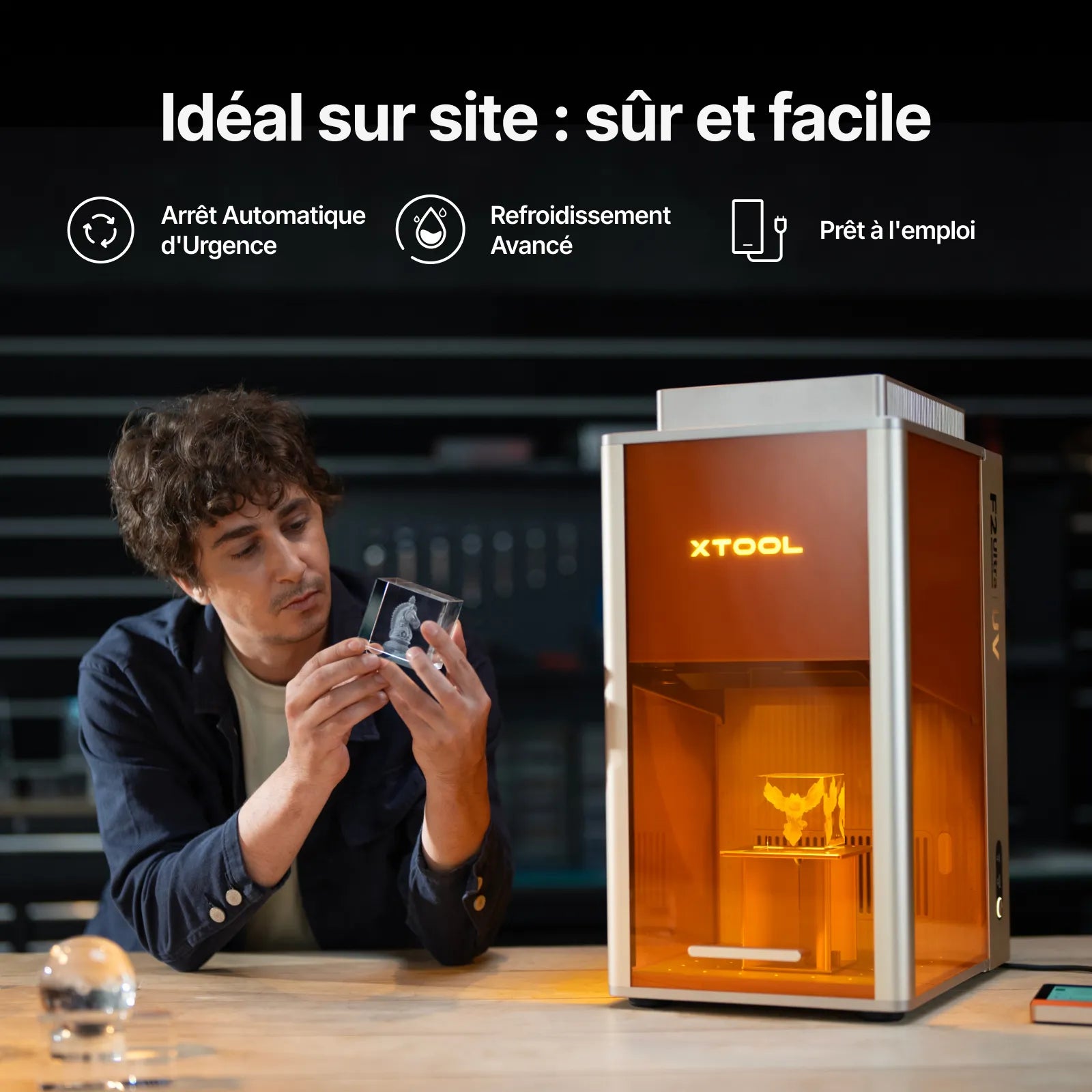 xTool F2 Ultra UV – Graveur Laser Premium à Précision Extrême