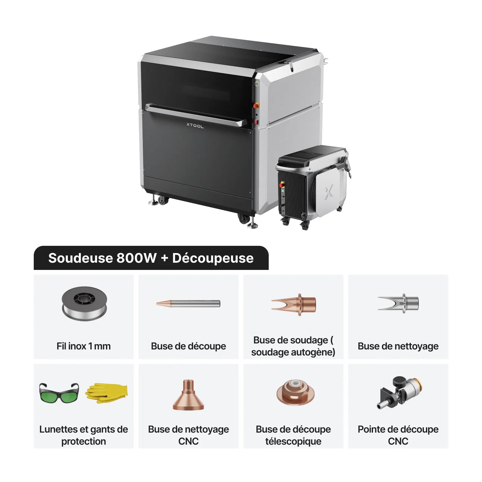 xTool MetalFab Machine de Soudage laser et Découpe CNC