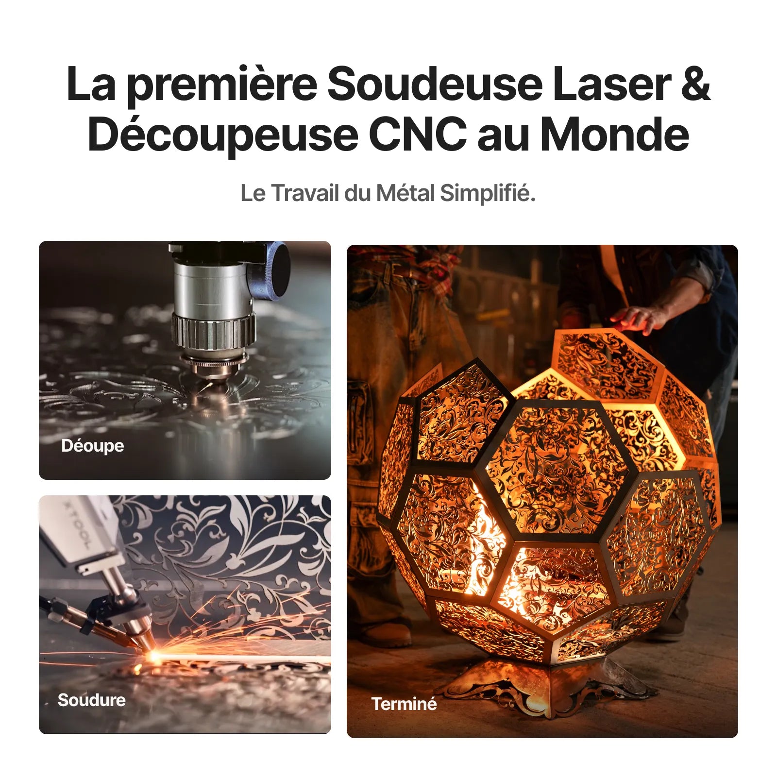 xTool MetalFab Machine de Soudage laser et Découpe CNC