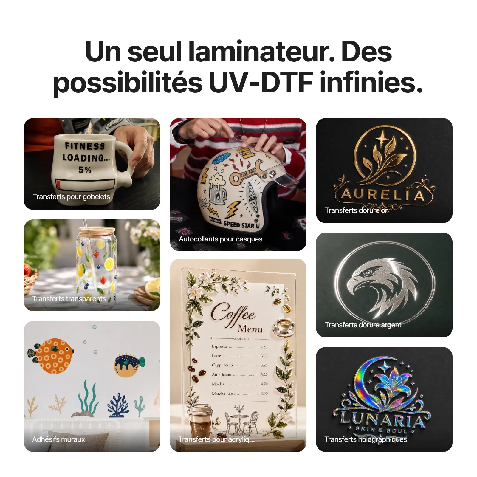 Laminateur LM1 et Dérouleur RF1 pour xTool Omni Printer