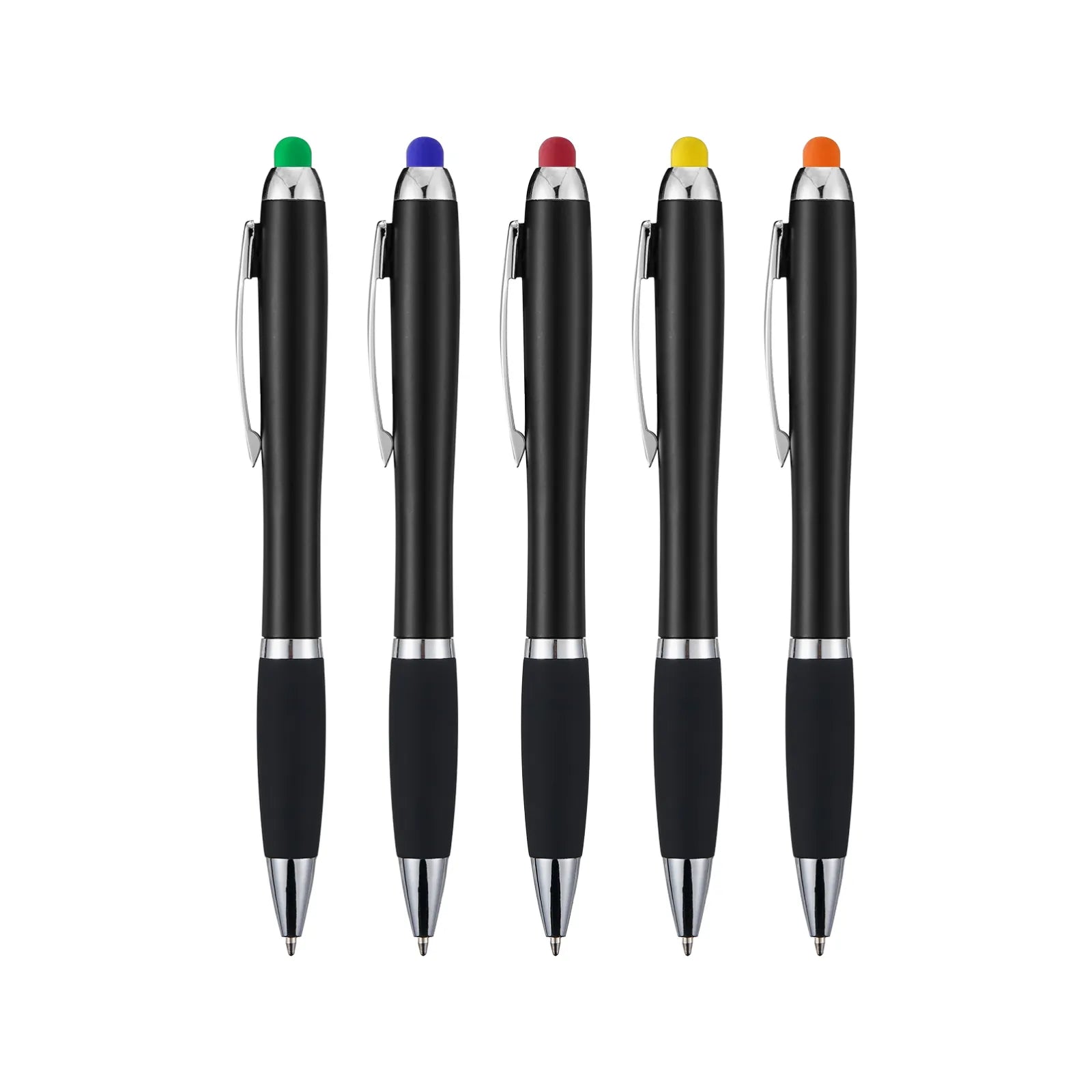 Stylos à bille avec lumières LED multicolores (10 pièces)