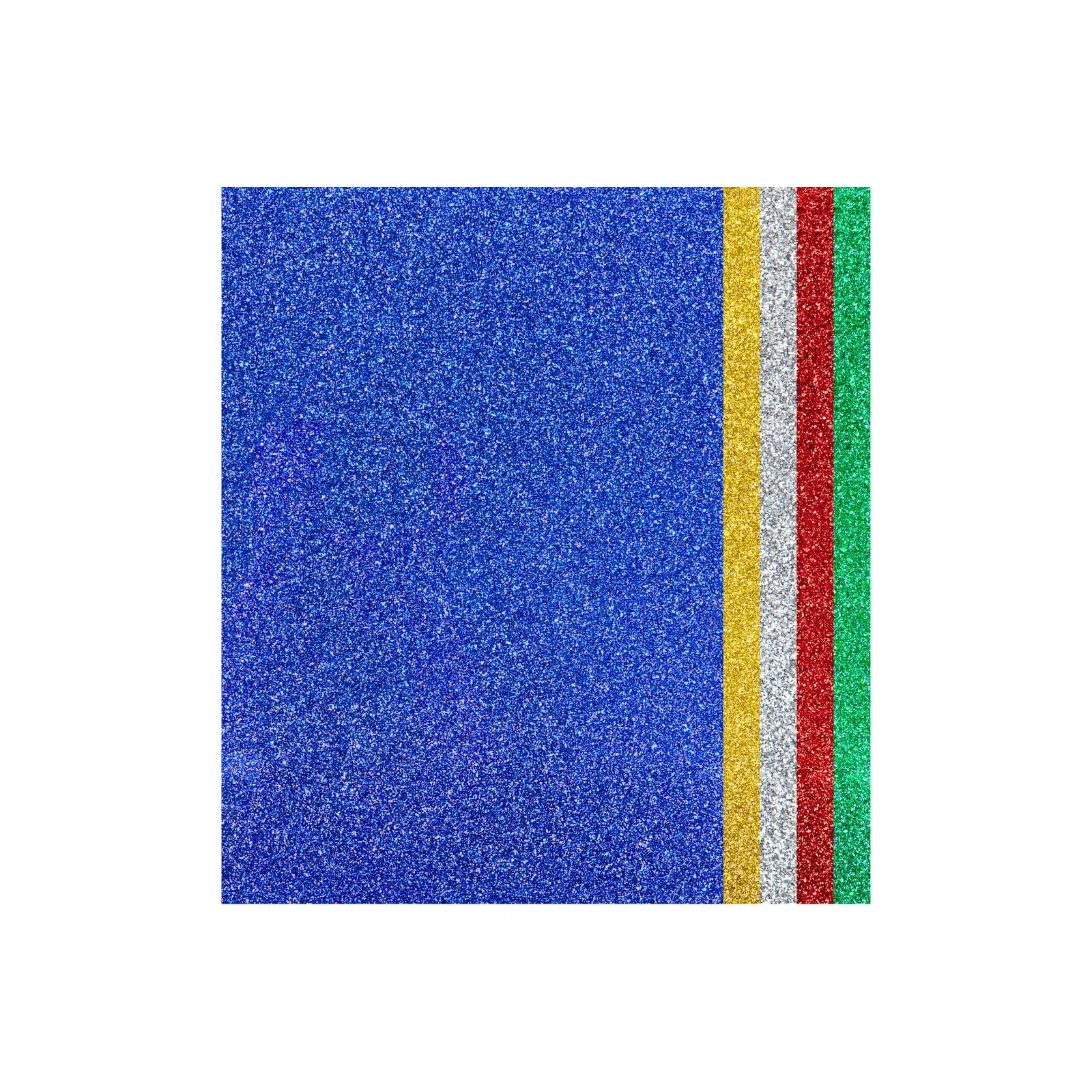 Papier cartonné pailleté multicolore (25 pcs)