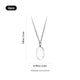 Collier ovale en cristal K5 Sélection xTool (2 pcs)