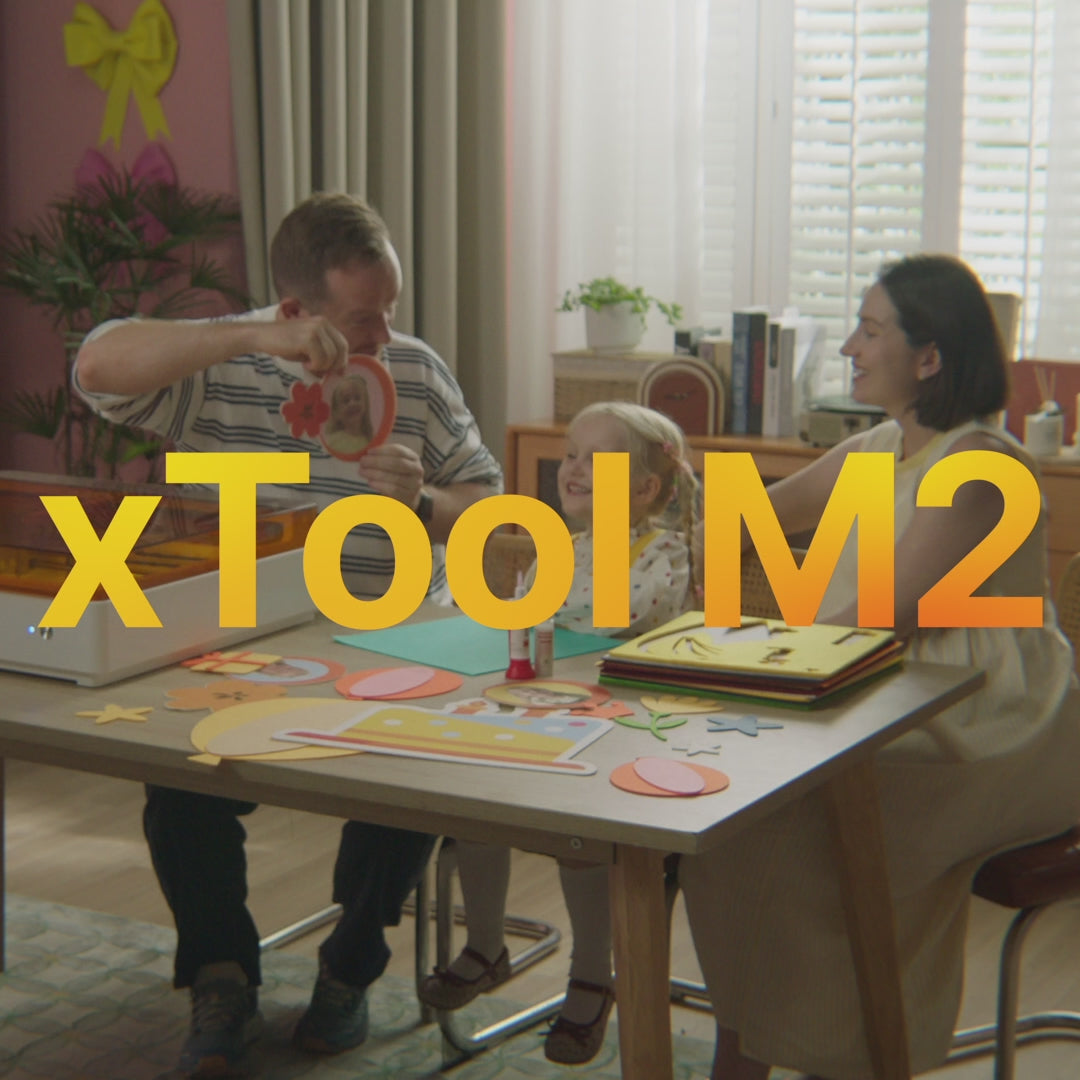 xTool M2 - Graveur Laser Créatif Couleur | Impression CMJN & Laser Diode 10W/20W
