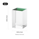 Cristal K9 Rectangulaire avec Socle Coloré (1 pc)