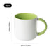 Mugs Bicolores pour Sublimation (6 pcs)
