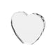 Cristal K5 fin en forme de cœur à facettes biseautées (3 pcs)