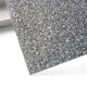 Feuille d'acrylique opaque brillante pailletée argent 3 mm (3 pièces)