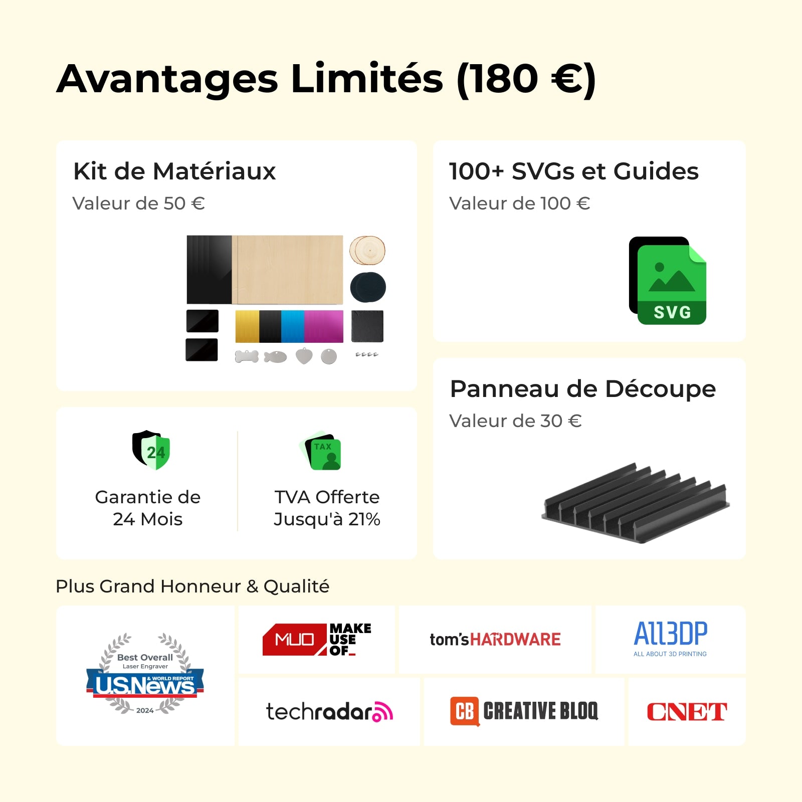 xTool F1 Avantages Limités