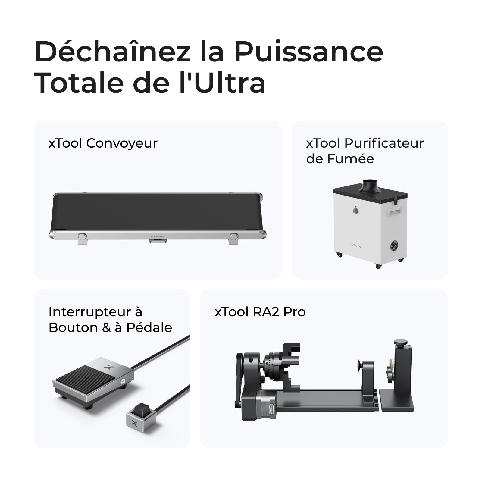 xTool F1 Ultra-Accessoires forts- xTool France Store