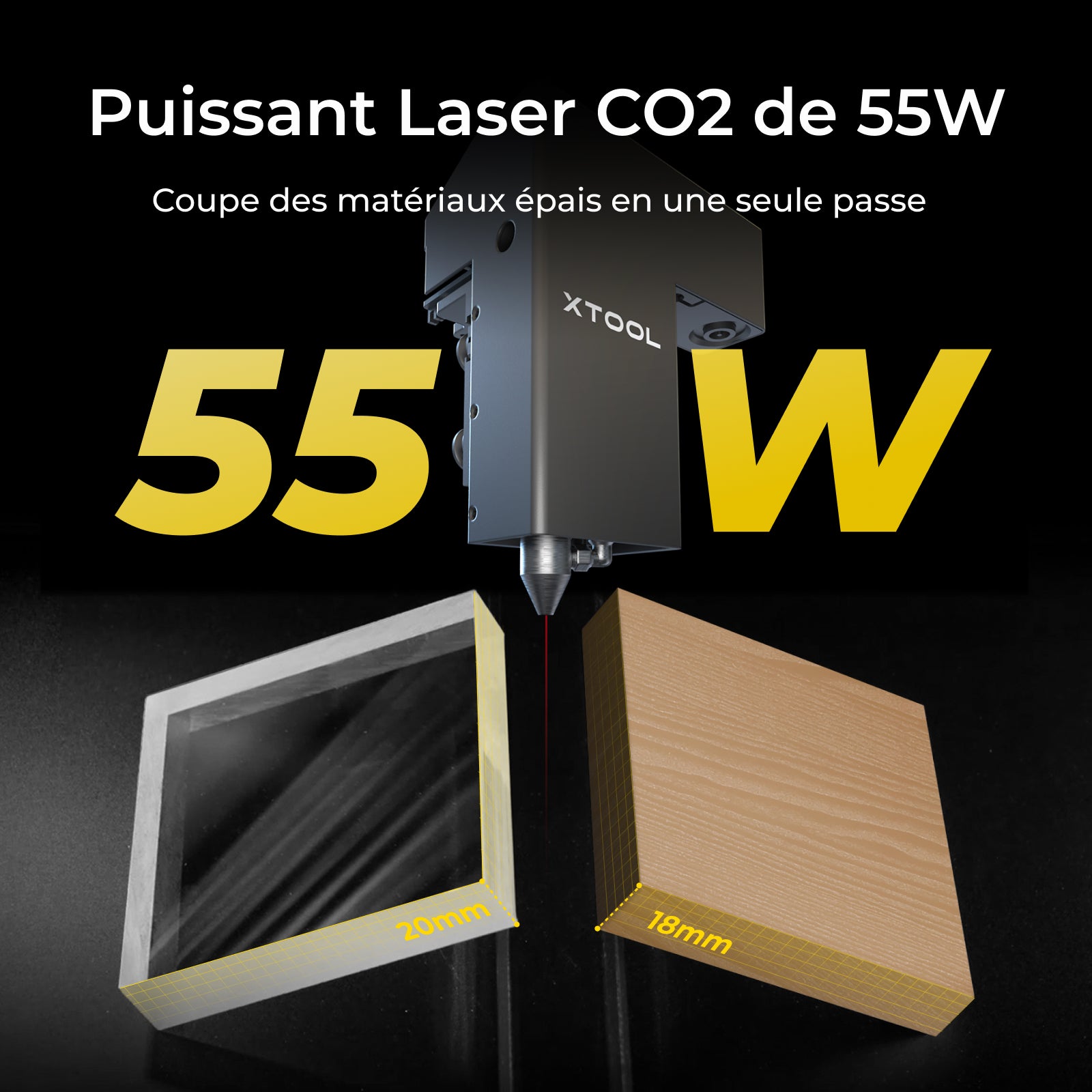 xTool P2-Puissant Laser CO2 de 55W-xTool France Store