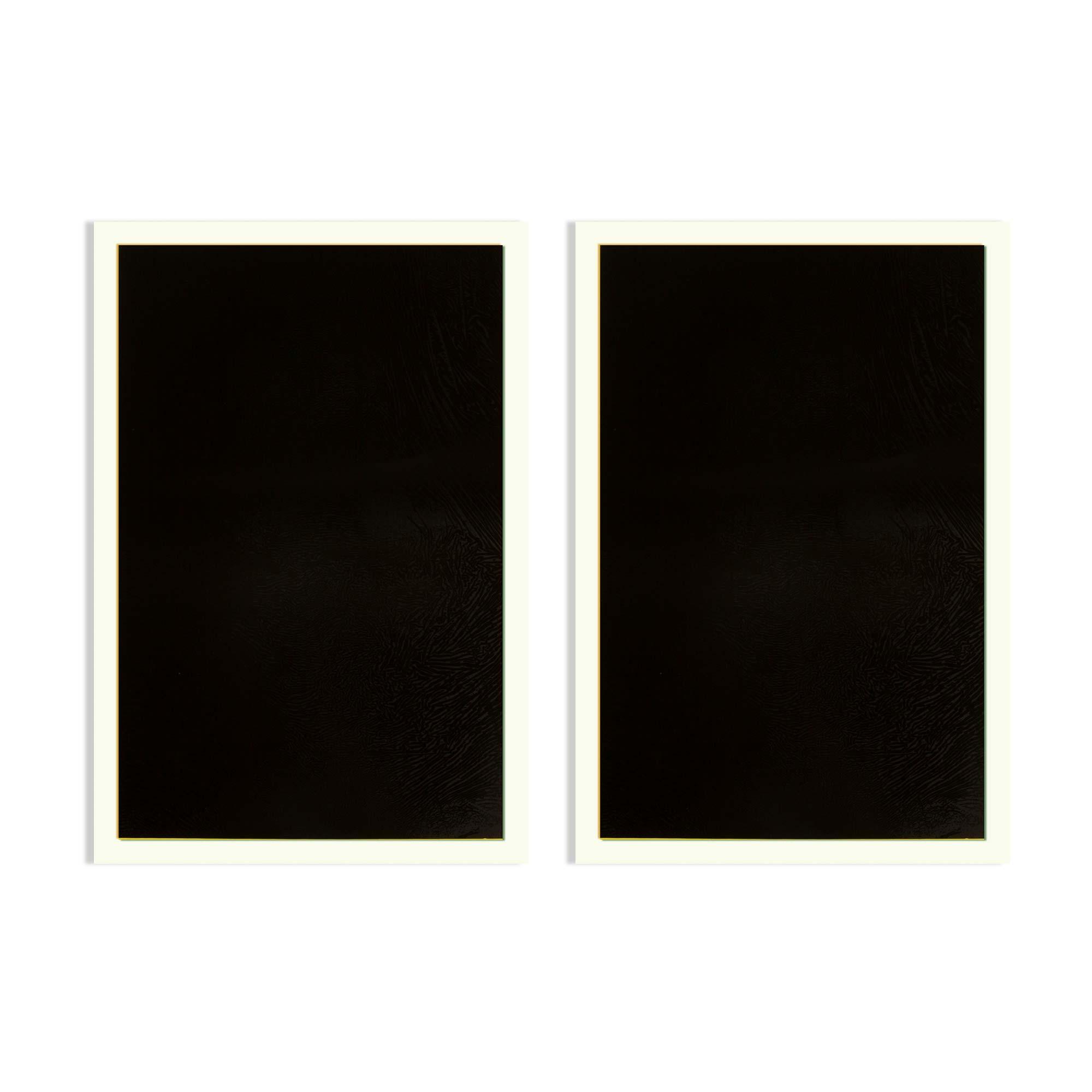 Papier de marquage pour gravure laser noir (2pcs)