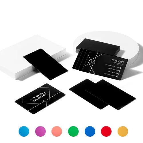 Plaques de Cartes de Visite en Métal (60 pièces) - xTool France Store