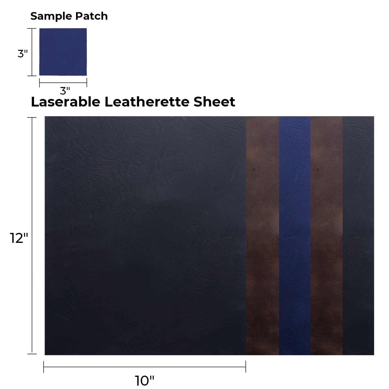 Feuille de simili-cuir laserable (5pcs)