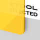 Plaque d'acrylique jaune translucide brillante d'une épaisseur de 3 mm (3 pièces) - xTool France Store