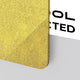 Feuille d'acrylique brillante opaque pailletée dorée de 3mm (2 pièces) - Plexiglas - xTool France Store