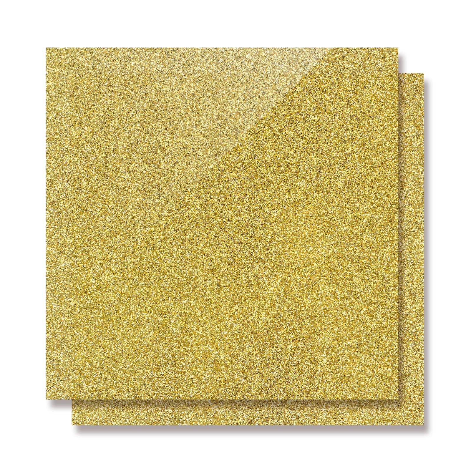 Feuille d'acrylique brillante opaque pailletée dorée de 3mm (2 pièces) - Plexiglas - xTool France Store