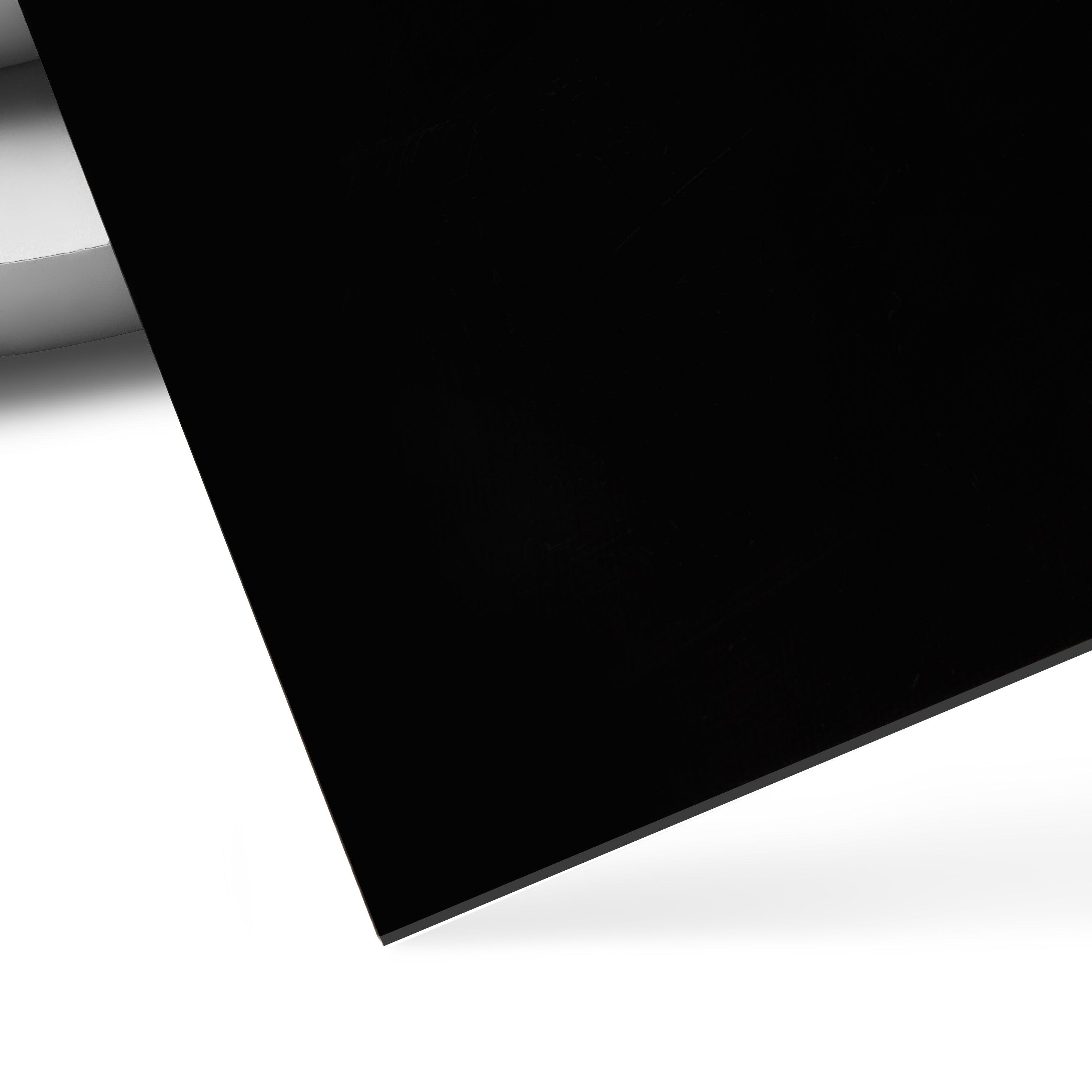 Feuille d'acrylique brillante noire de 5 mm (2 pièces) - xTool France Store