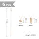 Collier en acier inoxydable en forme de cœur et de barre (6 pièces) - xTool France Store