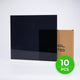 Feuille d'acrylique brillante opaque noire de 1 mm (10 pièces) - Plexiglas - xTool France Store