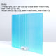 Plaque d'acrylique plexiglas iridescent transparent d'une épaisseur de 3 mm (3 pcs) - xTool France Store