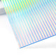 Plaque d'acrylique plexiglas iridescent transparent d'une épaisseur de 3 mm (3 pcs) - xTool France Store